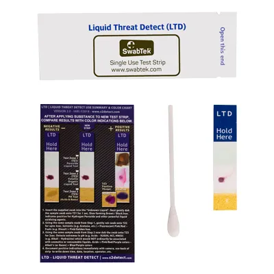 Trace test kit Liquid explosives