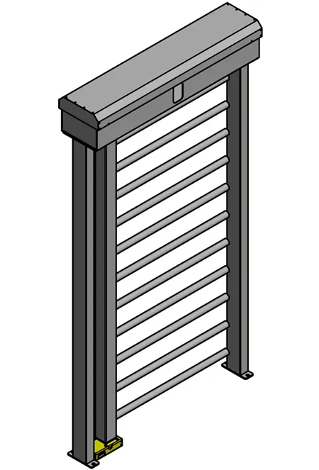 Full Height Mechanics Steel Barrier SecurSCAN® HN-Pass iX