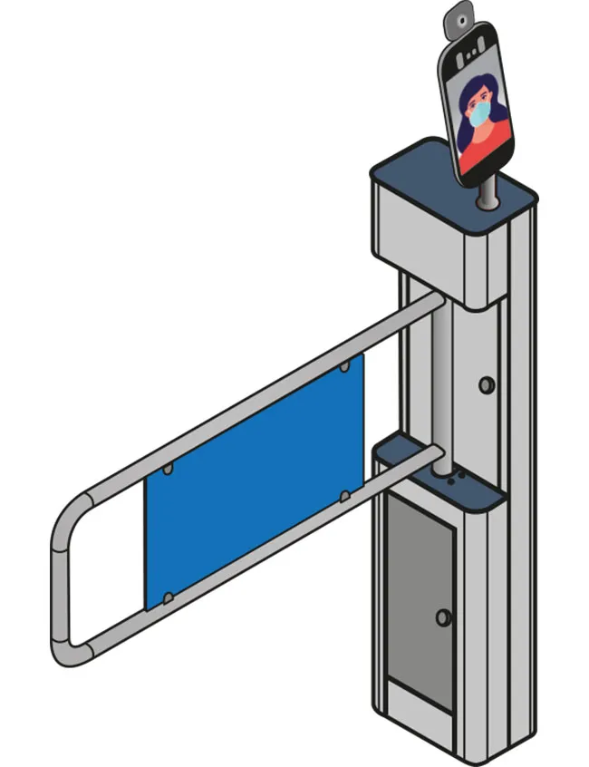 Door SecurSCAN ML-Pass with Thermoscanner iAccess® ScanFACE