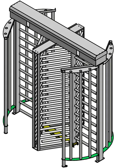 Full Height Stainless Steel Turnstiles SecurSCAN® HL-Pass