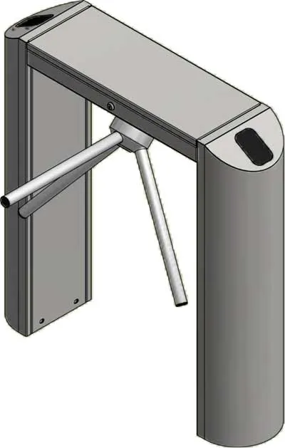 Tornello in Acciaio a Mezza Altezza SecurSCAN XL-Pass