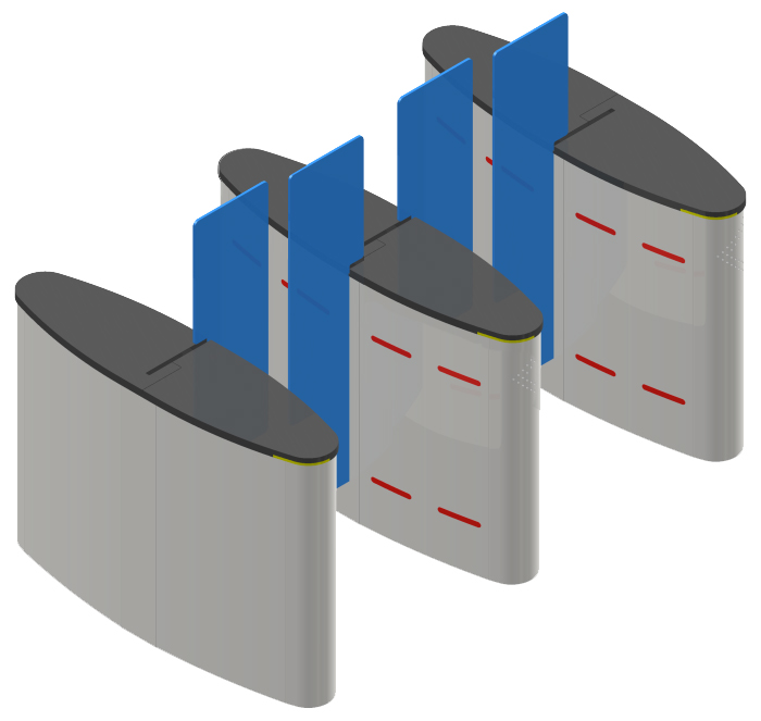 Porte d'entrée multiple SecurSCAN® VL-Pass