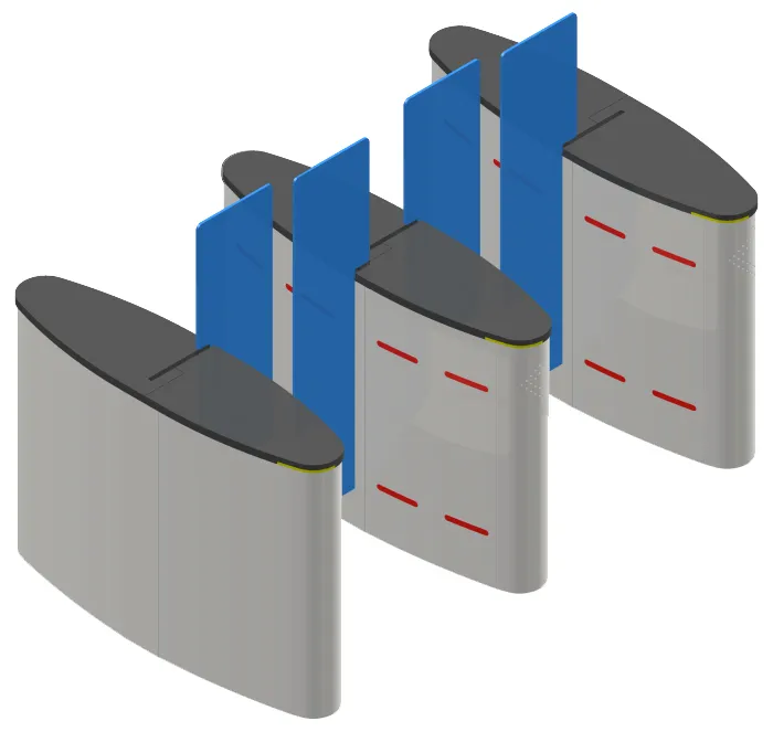 Motorized gate SecurSCAN VL-Pass